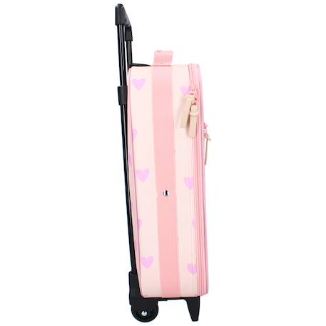 Valise enfant à roulettes Rose+Vert 3 - vertbaudet enfant 