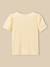 T-shirt à côtes fille - coton biologique Ecru+Jaune+Tangerine 4 - vertbaudet enfant 