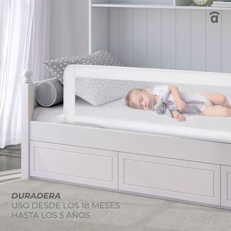 Barrière de lit 2-en-1 de 150 cm pliable Hibou beige+Petit chien gris+Petit lapin rose 6 - vertbaudet enfant 