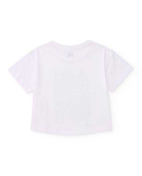 Ensemble fille en maille avec détails brillants Blanc 4 - vertbaudet enfant 