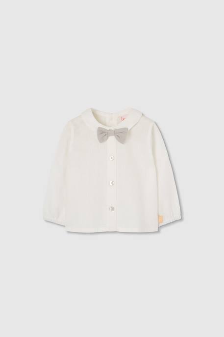 Ensemble en lin  pour bébé Beige 3 - vertbaudet enfant 