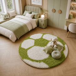 Linge de maison et décoration-Décoration-Tapis-Tapis enfant tissé shaggy foot