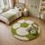 Tapis enfant tissé shaggy foot Autre+Bleu+Jaune+Noir+Rouge+Vert 31 - vertbaudet enfant 