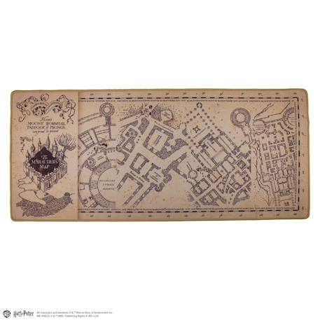 Tapis de bureau carte du maraudeur - harry potter Beige 1 - vertbaudet enfant 