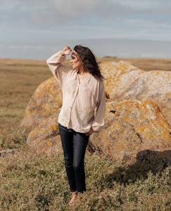 Vêtements de grossesse-Chemisier, tunique-Blouse et chemise d'allaitement sarah