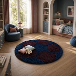 Linge de maison et décoration-Décoration-Tapis-Tapis enfant tissé shaggy foot