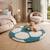 Tapis enfant tissé shaggy foot Autre+Bleu+Jaune+Noir+Rouge+Vert 1 - vertbaudet enfant 