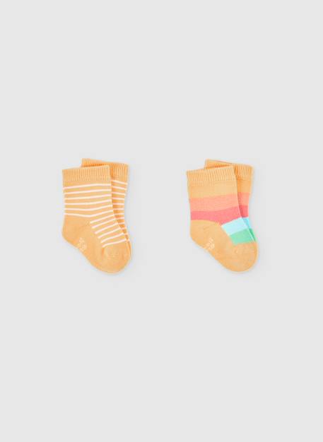 Bébé-Chaussettes, Collants-Pack chaussettes bébé coton