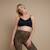 Brassiere de grossesse sans armatures en microfibre côtelé honesty Marron+Noir 8 - vertbaudet enfant 