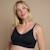 Brassiere de grossesse sans armatures en microfibre côtelé honesty Marron+Noir 5 - vertbaudet enfant 