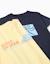Lot de 2 t-shirts en coton avec imprimés plage Jaune clair+Orange sombre 2 - vertbaudet enfant 