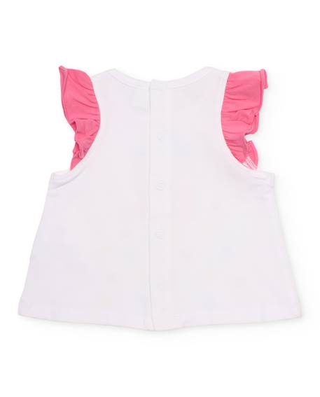 Ensemble en tricot pour nouveau-né avec volants Blanc 3 - vertbaudet enfant 