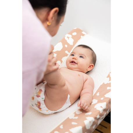 Housse de matelas à langer en coton sofalange Rose épanouie 3 - vertbaudet enfant 