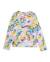 T-shirt fille en maille au style graffiti Blanc 1 - vertbaudet enfant 