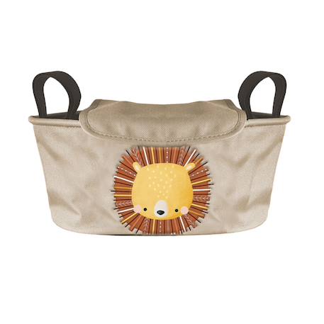 Sac organiseur de poussette chompy le lion Orange 1 - vertbaudet enfant 