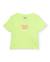 T-shirt fille en maille côtelée Vert 1 - vertbaudet enfant 