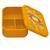 Boîte à lunch en silicone chompy le lion Orange 2 - vertbaudet enfant 