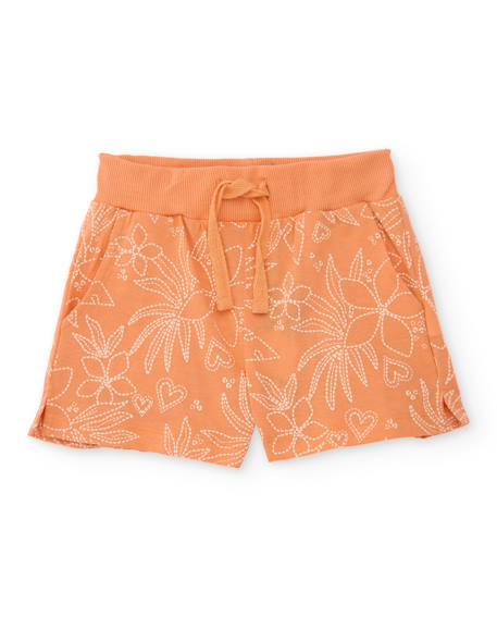 Ensemble fille en maille avec imprimé tropical Blanc 3 - vertbaudet enfant 