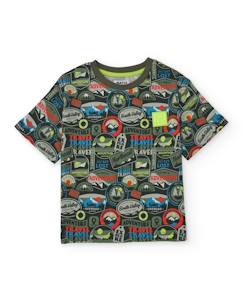 Garçon-T-shirt, polo, sous-pull-T-shirt-T-shirt garçon en maille à thématique aventurière