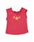 T-shirt fille en maille avec volants au col Rouge 1 - vertbaudet enfant 