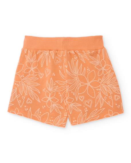 Ensemble fille en maille avec imprimé tropical Blanc 5 - vertbaudet enfant 