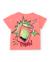 T-shirt garçon en maille avec motif style pop Orange 2 - vertbaudet enfant 