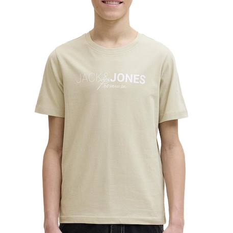 T-shirt garçon manches courtes blaneo Beige+Blanc+Noir 1 - vertbaudet enfant 