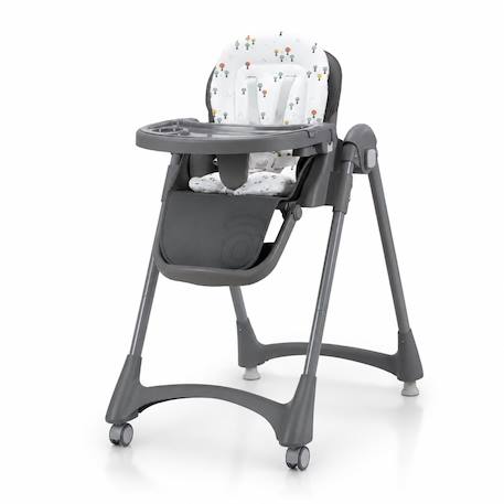 Chaise haute évolutive 6 niveaux pliable Soja Arbres Gris 1 - vertbaudet enfant 