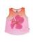T-shirt fille en maille avec imprimé sur le devant Rose 1 - vertbaudet enfant 