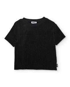 T-shirt fille en maille côtelée  - vertbaudet enfant