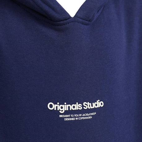 Sweat à capuche vesterbro Marine+Violet 3 - vertbaudet enfant 