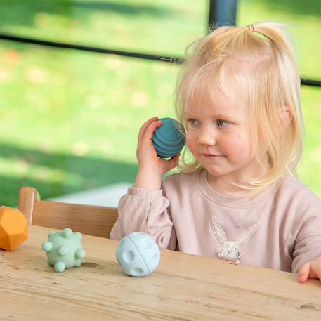 Lot de 4 balles sensorielles en silicone Multicolore 2 - vertbaudet enfant 