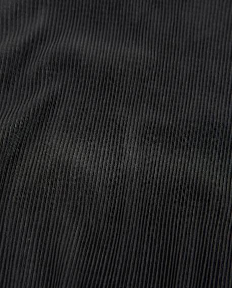 T-shirt fille en maille côtelée Noir 4 - vertbaudet enfant 