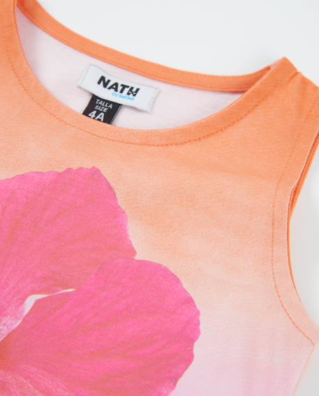 T-shirt fille en maille avec imprimé sur le devant Rose 3 - vertbaudet enfant 