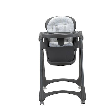 Chaise haute évolutive 6 niveaux pliable Soja Arbres Gris+Triangles Gris 10 - vertbaudet enfant 