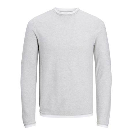Pull garçon manches longues twinn knit neck Gris+Marine+Noir 2 - vertbaudet enfant 