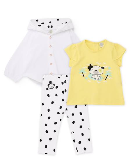 Ensemble en tricot trois pièces pour nouveau-né Blanc 1 - vertbaudet enfant 