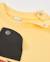 Sweat-shirt en maille pour garçon avec détail en relief Jaune 3 - vertbaudet enfant 
