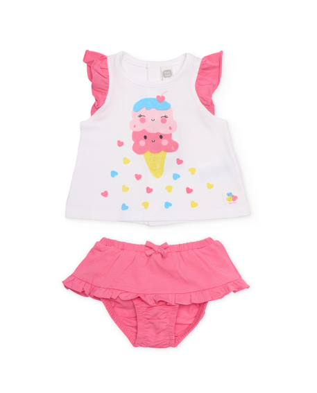Bébé-Ensemble-Ensemble en tricot pour nouveau-né avec volants