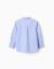 Chemise en coton Blanc+Bleu clair 6 - vertbaudet enfant 