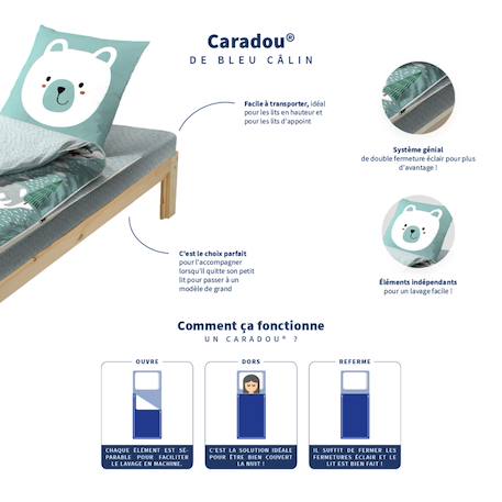 Caradou® parure de lit + couette enfant igloo Vert pâle 5 - vertbaudet enfant 