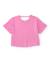 T-shirt fille en maille avec applications brillantes Rose 2 - vertbaudet enfant 