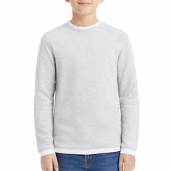-Pull garçon manches longues twinn knit neck