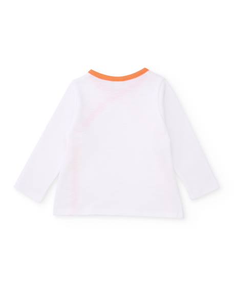 Ensemble en tricot pour nouveau-né avec imprimé girafe Blanc 3 - vertbaudet enfant 