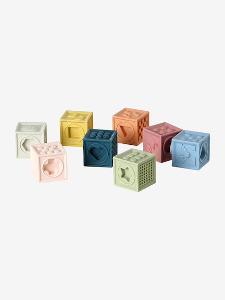 Coffret 5 jouets d’éveil bois FSC® multicolore 4 - vertbaudet enfant 