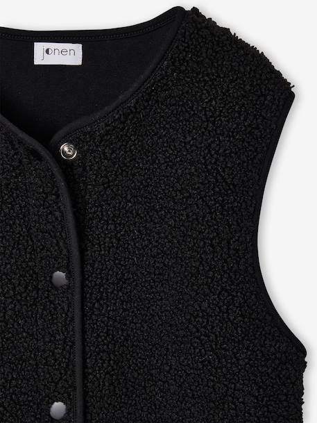 Veste sans manches chocolat+noir+sable 6 - vertbaudet enfant 