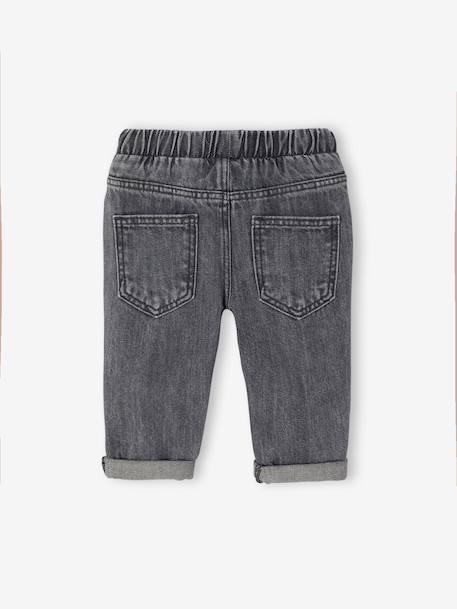 Jean denim bébé denim brut+denim gris 7 - vertbaudet enfant 