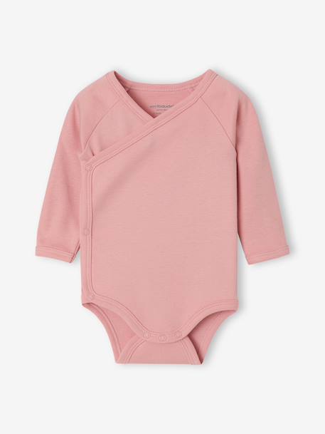 Lot de 5 bodies bébé fille manches longues rose 4 - vertbaudet enfant 