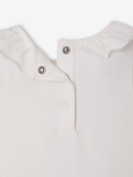 Lot de 2 bodies naissance manches longues à col rose pâle 7 - vertbaudet enfant 