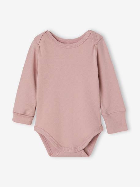 Lot de 3 bodies manches longues bébé fille rose 4 - vertbaudet enfant 